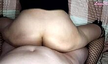 brunette deepthroats stranger's dick, fucks in poses, gets cum on tits