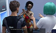 Stranded in Space 5 - Hot Black Women in Bed