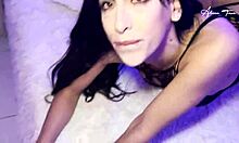 Athletic brunette girlfriend gets deep anal spanking and gaping orgasm