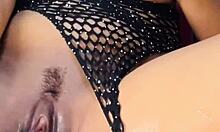 Licking big ass after gym workout