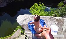 Petite Mia Bandini Fucks Outdoors on Cliff