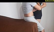 Sexy wife with a friend retired in the next room