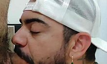 Tourist visits Brazilian gym for bareback fun