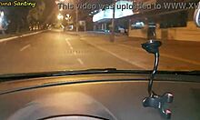 offered a ride to a hot latina walking alone, and she thanked me with wild sex in the car