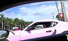 Feeling Overwhelmed with Pleasure, the Petite Asian Slut Loses the Street Race and Bends Over for a Fat Cock