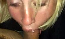 Blonde loves deepthroating, always ready for cum!