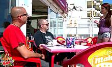 Wow, quickie with skinny Hanna Montada was rough and wild! 🔥