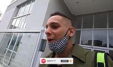 Monique bertolini takes a tour in a motorhome workshop