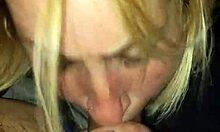 Blonde loves deepthroating, always ready for cum!