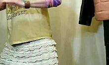 A sexy gay guy performs a hardcore workout on the dancefloor in POV reality style