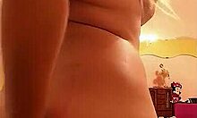 Thirsty pawg teases with her juicy ass in public view.