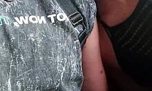 My friend touches me while I suck him off on a crowded train.