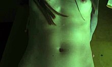 Cute girl fucks hard in ass on kitchen table