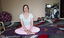 yoga lesson got me staring at her big ass n tits