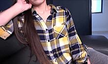 perfect brunette girlfriend bangs boyfriend's step dad natasha ty with alex adams