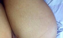 hard anal makes cum leak from my big ass