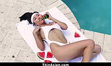 Watch Tiny Asian Teen Take Big Cock Deep In Her Throat!