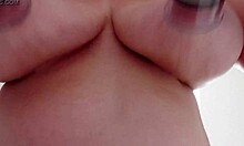 I'm suckin' these nipple suction cups on my tits, amateur style, I say.