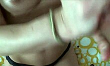 french amateur sucks cock, fucks hard, and takes heavy cum close up