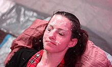 Homemade fake bukkake 8, wanna see my face covered?