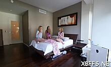 several teen 18+s fucking and sucking roughly!