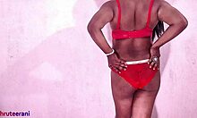 Hey, check out this crossdressing sissy shrutee in lingerie