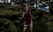 Man, Sakura the shinobi girl just stuns with her 3D dance moves