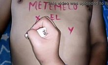 I suck the cum out with my mouth. It's so hot and intense.