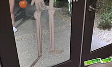 Step dads engage in doggystyle with cosplaying figures.