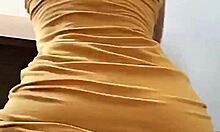 Fucking cute Mexican teen's ass at work in office