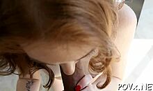 alluring teen bent over for tight pussy fucking