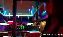 Kinky Asian Girl in Hot Black Lingerie Gets Fucked Outdoors