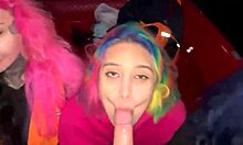 girls surprise guy on boat with rough ffm