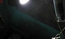 I see the young mom with big boobs taking a shower