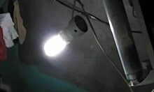 I see the young mom with big boobs taking a shower