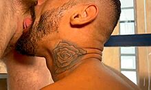 interracial gay amateurs with big cocks and monster asses fucking passionately in the bedroom