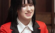 Man, Yumeko Jabami Got Humiliated Drinking Rival's Cum in Wild Anime