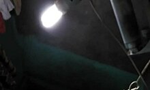 I see the young mom with big boobs taking a shower