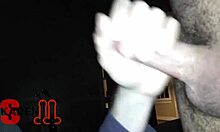 straight guy gets his cock sucked by a gay amateur at home