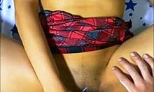 Petite Latina Teen Seduces Neighbor Unaware of Cameras