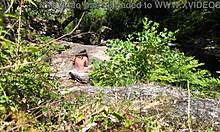 OMG, voyeur fremmed knepper mig på nudiststrand, jeg er rystet...