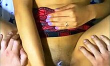 Petite Latina Teen Seduces Neighbor Unaware of Cameras