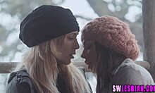 Outdoor Fun With Blonde Lesbians