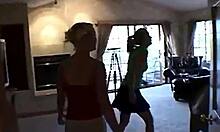 Amateur Teen Lesbians Heating Up with Little Summer