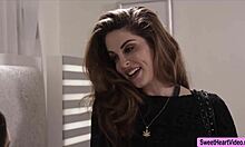 Watch Crystal as Maddy licks her wet pussy!