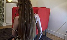 Yoga teacher exclaims, 'Relax with my monster cock handjob!'