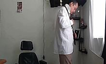 Mother-in-law sucking cock while father-in-law watches secretly.