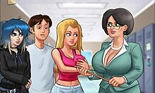 summertime saga 98: college adventures in cartoon style