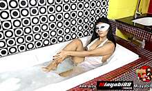 Thai Asian Amateur Fucks In Bathtub, Receives Hardcore Cumshot On Big Ass.