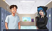 summertime saga 98: college adventures in cartoon style